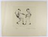 ANDRÉ DUNOYER DE SEGONZAC Group of 10 boxing etchings.